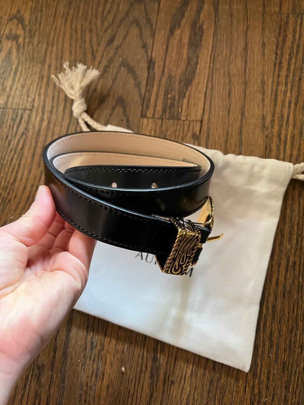 Aureum Leather Belt NW0T - Picture 8 of 8